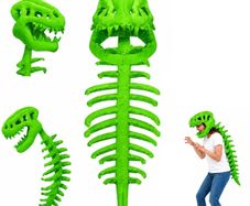 Cute Dinosaur Skeleton Costume