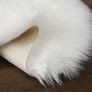 Super Soft Fluffy Faux Sheepskin Rug, Shaggy Silky Plush Carpet For Bedrooms Rugs Living Room Kids Rooms Decor Bedside Rugs (27.5 x 53.1 inch, White) Image 4