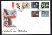 2011 Isle of Man Christmas Birds in Winter Commemorative Stamps First Day Cover (FDC)