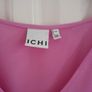 ICHI Pink V Neck Top Image 2