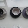 6 cup and saucer "Love Heart"  set on Stand. Image 3