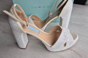 Charlotte Mills,Kali Pearl Luxury Heels,  UK 7 EU 40, Brand New