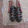 Genuine s-line audi a6 c6 sport shock absorbers springs stop dampers top mounts.35mm lower suspension arms wishbones leather interior etc.. Parts breaking Image 3
