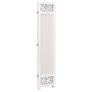 4-Panel Room Divider Cream 140x165 cm Fabric Image 4
