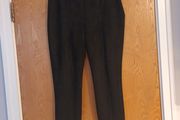 Gallery Soft Black Faux Suede Trousers.    S. 12. Nrw.