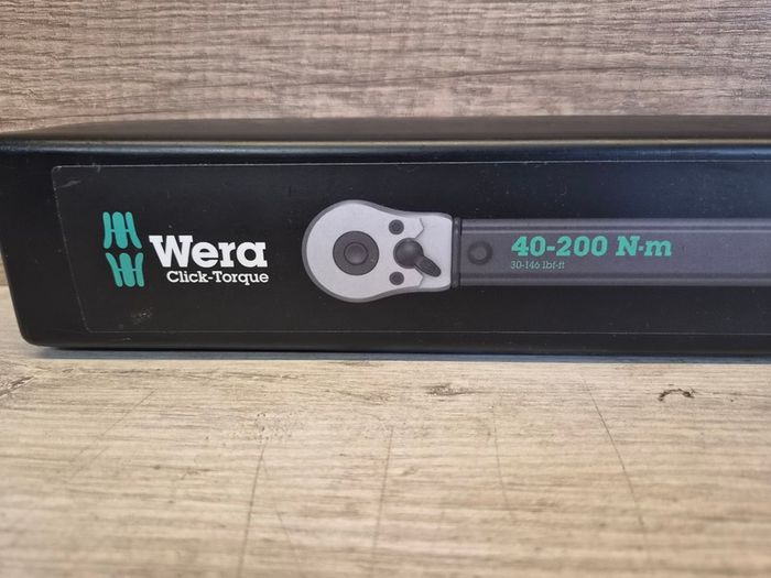Wera Click-Torque C3 Set Torque Wrench Set, 40 To 200 Nm, 1/2 in Drive