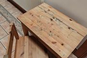 Small Wooden Table with Chair