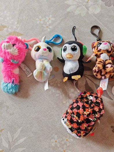 collection of mini soft toys