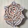 Beautiful Wooden Handmade Printing Block Stamp Block Decorative Textiles Crafts Tattoo 5cm Image 7