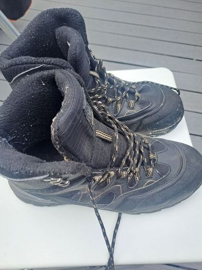 FREE Black Hiking Walking Work Boots