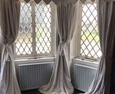 cream curtains 3 sets.