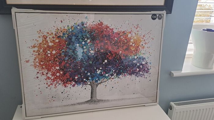 Framed painting