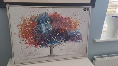 Framed painting