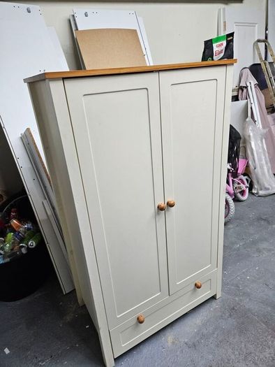wardrobe + chest of drawers