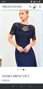 Three Brand New Virgos Lounge Navy Noara Dresses different sizes