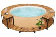 Spa Surround 273x53 cm Solid Acacia Wood