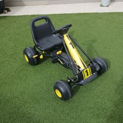 As New Go Racing Go Kart Black and Yellow