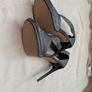 Silver /gunpowder high  heels stilettos Image 3