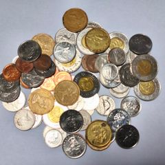 Canadian Coin Mixed Approx 70 Coins Canada Dollars Toonie