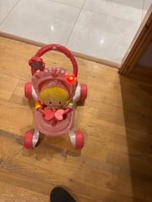 baby buggy and doll