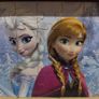 Disney Frozen Wooden Puzzles x 3 in Wood Storage Tray Image 4