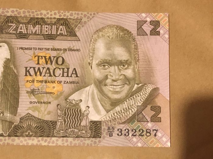 2 Kwacha Zambia UNC