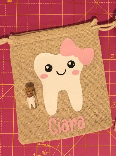Personalised tooth fairy bag & bottle