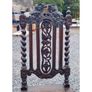Set of 3x High Back Carved Oak Chairs KAS853 Image 4