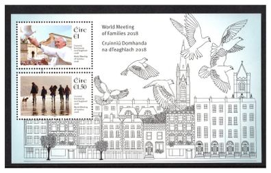 2018 Ireland World Meeting of Families 2018 Commemorative Stamps Miniature Sheet Mint Never Hinged (MNH)