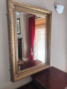 Large Mirror with gold surround