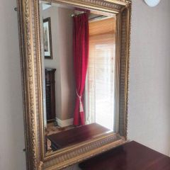 Large Mirror with gold surround