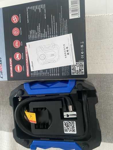 Portable Automobile Air Compressor Digital Tire Inflation Pump LED Lamp Tire Compression Pump Compressor For Car 12v