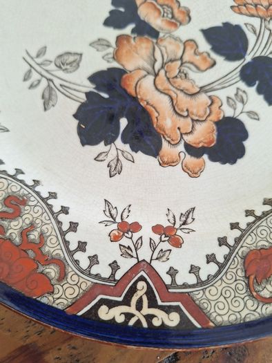 Antique Doulton Burslem 'Alma' Plate 23cm , Late Victorian Era c. 1886-1902