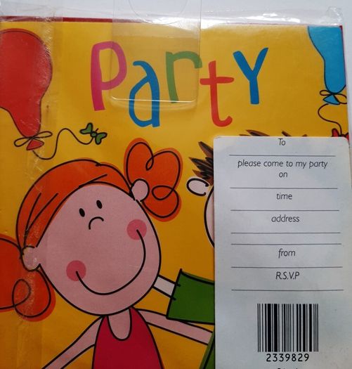 New 10 pack pards invitations