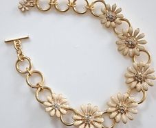 Pilgrim floral bracelet