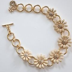 Pilgrim floral bracelet