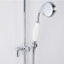 Victorian rainfall shower chrome Image 6