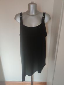George black strappy asymmetrical tunic size UK18 EU46 Postage included
