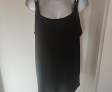 George black strappy asymmetrical tunic size UK18 EU46 Postage included