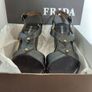 Ladies FRIDA Buckle Detail Slingback Wedge Sandals size 7 UK SALE Image 2