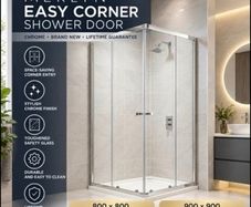 Merlyn easy corner shower door chrome see below