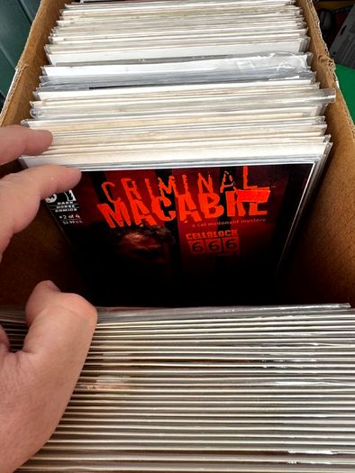 Indie Long Comic Box w 325 Comics for Sale