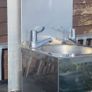 Small stainless Steel catering sink Image 3