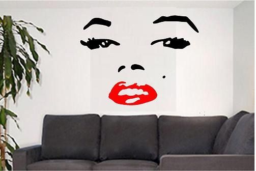 AUDREY HEPBURN Nice Lady Removable and Washable Wall Sticker