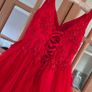 red confirmation dress Image 5