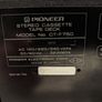 Pioneer CT-F750 Image 7