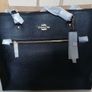 New Black Coach Tote Bag Image 4