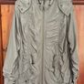 Dutch Brand Yaya Coat Jacket Ladies. Medium. Sage Green / Khaki. Satin Finish.  Detachable hood. Excellent. Proceeds To Medecins Sans Frontieres. Image 8