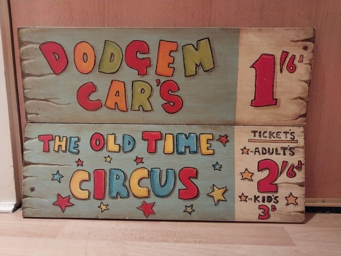 2 Carnival Signs