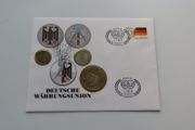 Vintage East &amp; West Germany Unity numismatic cover 1990 coins &amp; medal